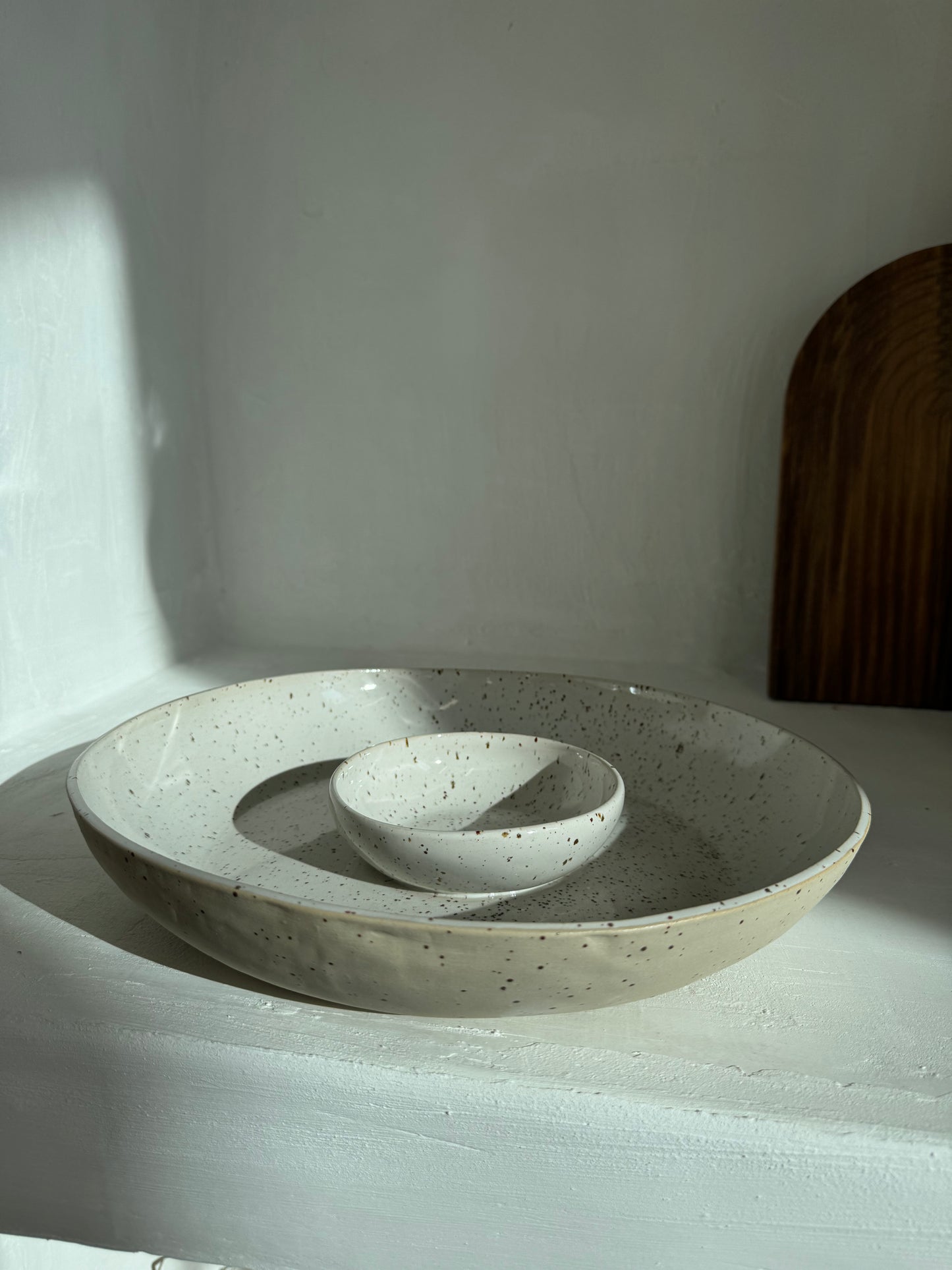 White Chips & Dip schaal